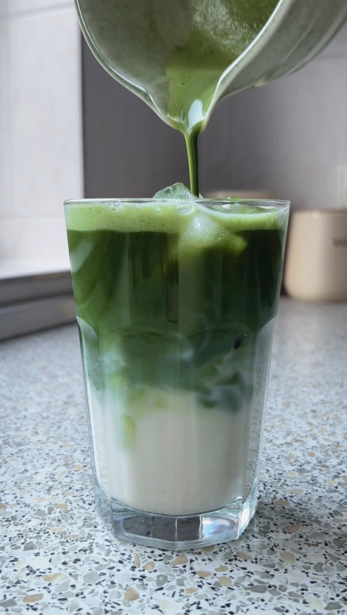 Iced Matcha Latte Rezept